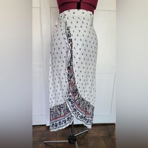 Umgee Bohemian Wrap Skirt Size Medium